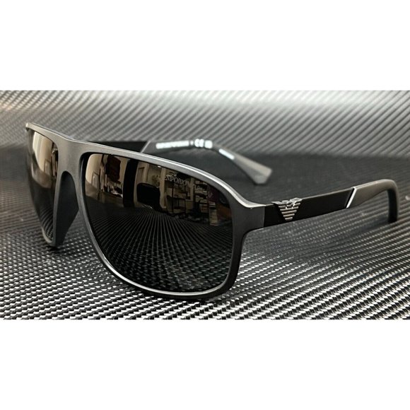Emporio Armani Matte Black 64mm Sunglasses